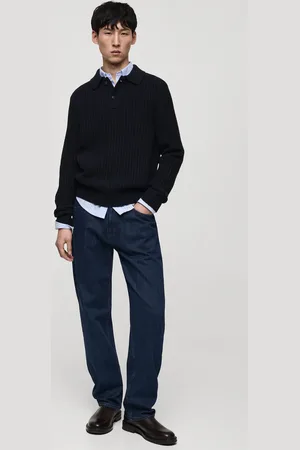 MANGO Straight Fit-Jeans Moby mit dunkler Waschung - Herren - 42