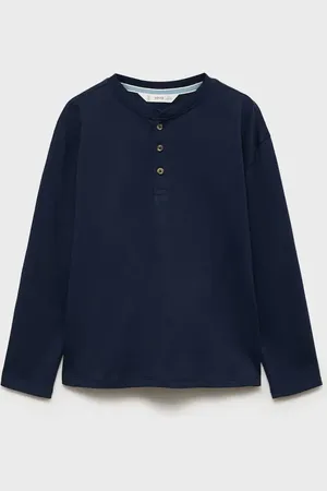 MANGO Langärmliges Baumwoll-T-Shirt - Kinder - 5-6 Jahre