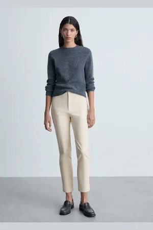 MANGO Gerade Baumwollhose - Damen - 36