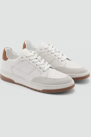 MANGO Kombinierter Leder-Sneaker - Herren - 40