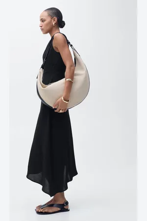MANGO Langes asymmetrisches Kleid - Damen - XXS