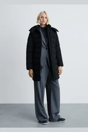 MANGO Wasserabweisender Midi-Steppanorak - Damen - XXL
