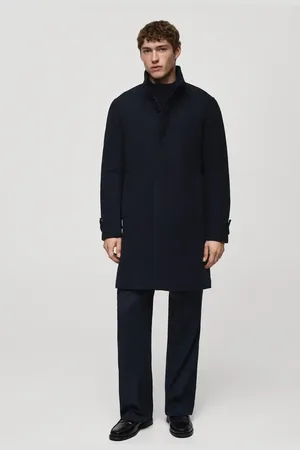 MANGO Wollmantel mit gestepptem Innenfutter - Herren - XL