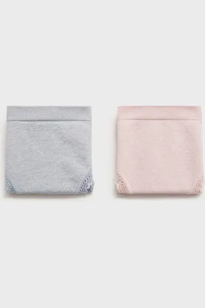 MANGO Basic-Slip im Zweierpack - Mädchen - S