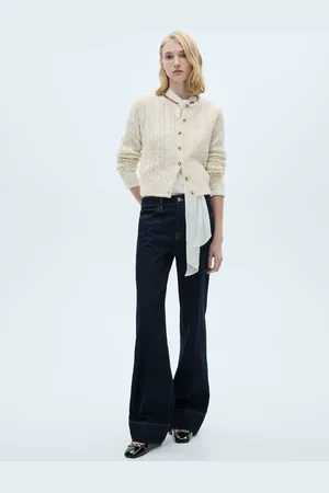 MANGO Zopfmuster-Cardigan mit Ajourdetails - Damen - S