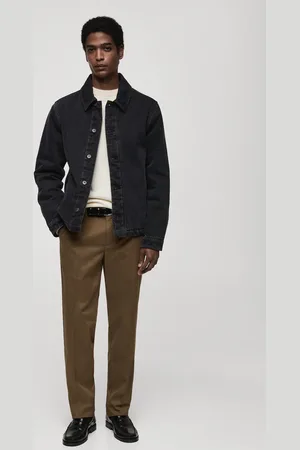 MANGO Denim-Jacke mit dunklerer Waschung - Herren - L