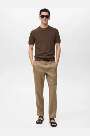 MANGO Slim Fit-Hose aus 100 % Leinen - Herren - 38