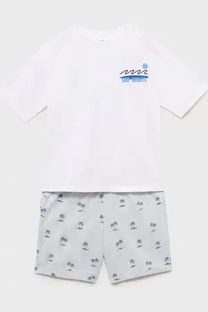 MANGO Kurzer Pijama mit Surf-Motiv - Kinder - 13-14 Jahre