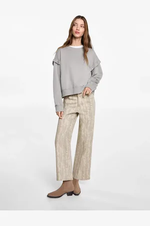 MANGO Gemusterte Culotte-Hose - Mädchen - XXS