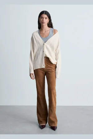 MANGO Langer Cardigan mit Knöpfen - Damen - L
