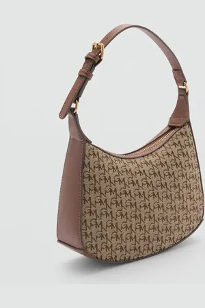 MANGO Schultertasche mit Logo-Print - Damen - Einheitsgröße