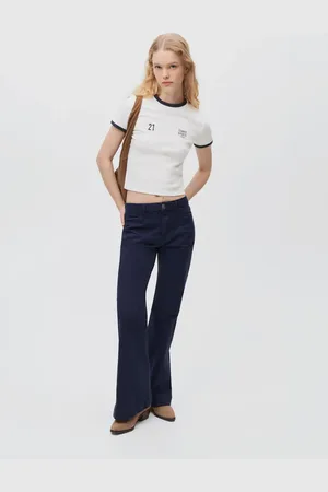 MANGO Crop-T-Shirt aus Baumwolle - Mädchen - L
