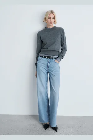 MANGO Wideleg-Jeans mit hoher Bundhöhe Danila - Damen - 32