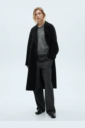 MANGO Handmade Oversize-Wollmantel - Damen - S