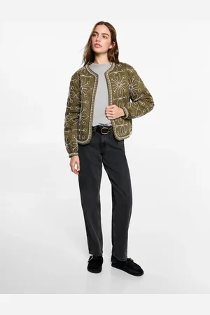 MANGO Gerade Jeans mit geflochtenen Schlaufen - Mädchen - L