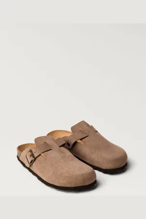 MANGO Leder-Clogs mit Schnalle - Mädchen - 40