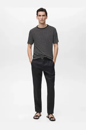 MANGO Slim Fit-Hose aus 100 % Leinen - Herren - 44