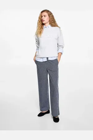 MANGO Fließende Hose mit Streifen - Mädchen - XL