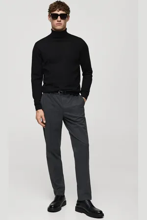 MANGO Rollkragenpullover aus 100 % Merinowolle - Herren - S