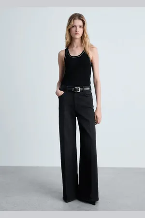 MANGO Geripptes Top mit Kontrastborten - Damen - XXS