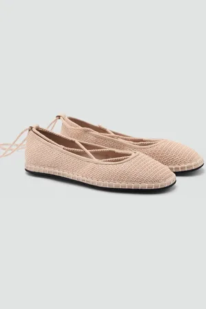 MANGO Strick-Ballerina mit Schnürsenkeldetails - Mädchen - 38