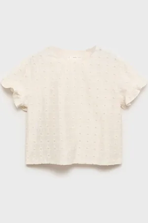 MANGO Bluse mit Broderie Anglaise - Kinder - 12