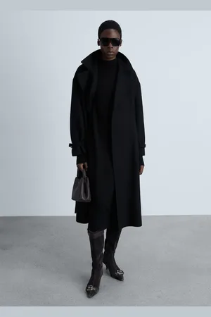 MANGO Strickkleid mit halbhohem Kragen - Damen - M