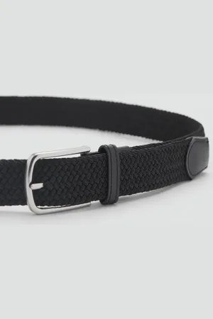 MANGO Stretchgürtel in Flecht-Optik - Herren - 90