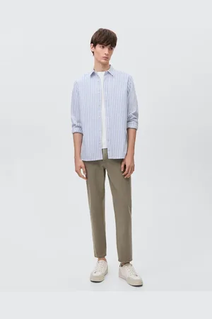 MANGO Gestreiftes Oxford-Hemd - Junge - S