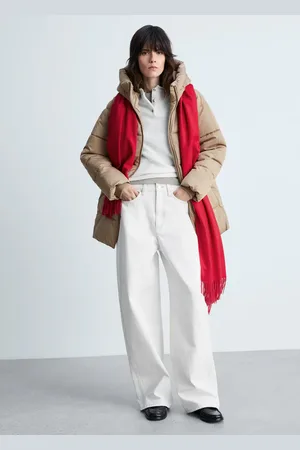 MANGO Midi-Steppanorak mit Kapuze - Damen - XL