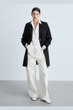 MANGO Midi-Mantel aus Baumwolle mit Knöpfen - Damen - S