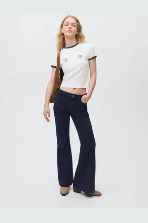 MANGO Flared-Jeans - Mädchen - XXS