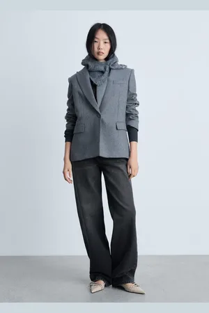 MANGO Gerade Jeans Miami mit mittlerer Bundhöhe - Damen - 46
