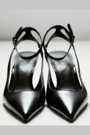 MANGO Pumps mit Lackleder-Effekt - Damen - 35