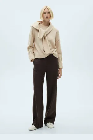 MANGO Pullover mit umgeschlagenen Ärmeln - Damen - XXL
