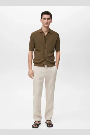 MANGO Slim Fit-Hose aus 100 % Leinen - Herren - 44