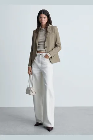 MANGO Taillierter Blazer mit Mikro-Hahnentrittmuster - Damen - M