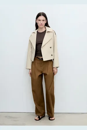 MANGO Kurzer zweireihiger Trenchcoat - Damen - XL