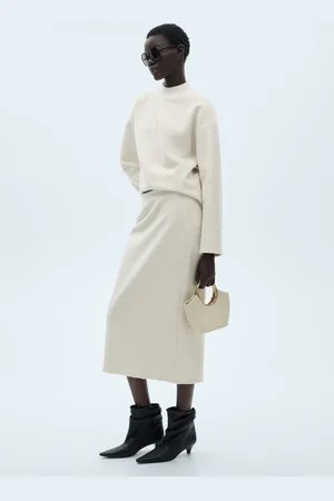 MANGO Bouclé-Midirock - Damen - S