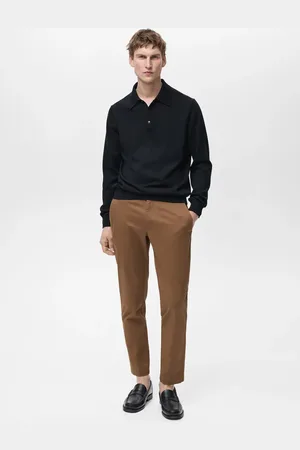 MANGO Tapered-Chinohose Prato in Cropped-Länge - Herren - 38
