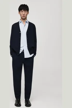 MANGO Cardigan aus 100 % Merinowolle - Herren - M