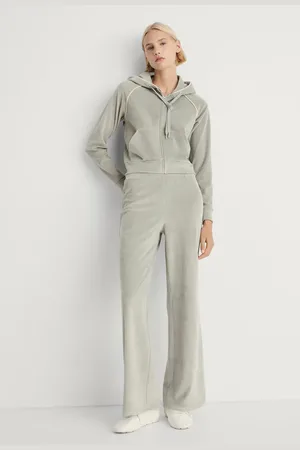 MANGO Velours-Hose mit weicher Haptik - Damen - L