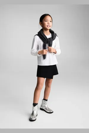 MANGO Plissée-Bluse mit Strassbesatz - Kinder - 13-14 Jahre