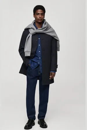 MANGO Wasserabweisender Stepp-Trenchcoat - Herren - S
