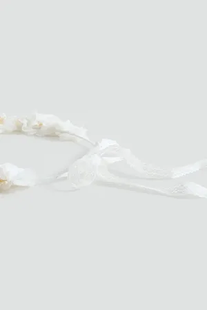 MANGO Blumen-Haarband mit Schleifenverschluss - Kinder - Einheitsgröße