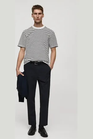 MANGO Slim-Comfort-Stretch-Hose Bologna in Cropped-Länge - Herren - 40