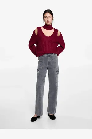MANGO Oversized-Pullover mit Schlitzen - Mädchen - L