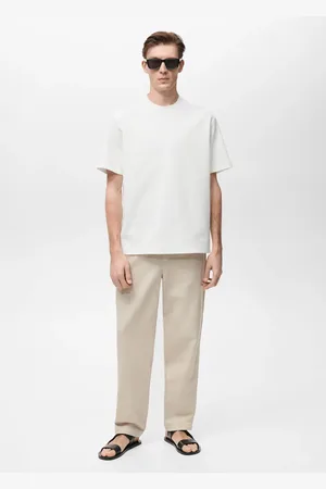 MANGO T-Shirt mit Textur regular fit - Herren - XL