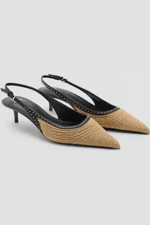 MANGO Kitten-Heels aus Naturfaser - Damen - 41