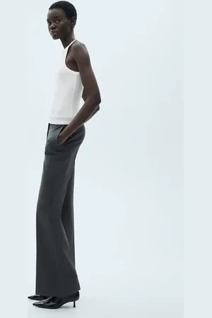 MANGO Geripptes Top aus Baumwoll-Mix - Damen - L